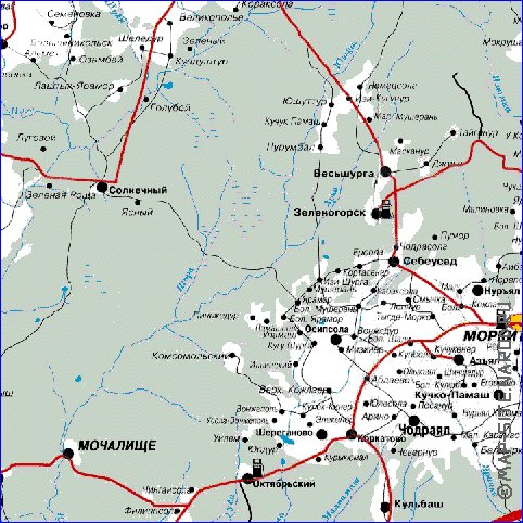 carte de Republique des Maris