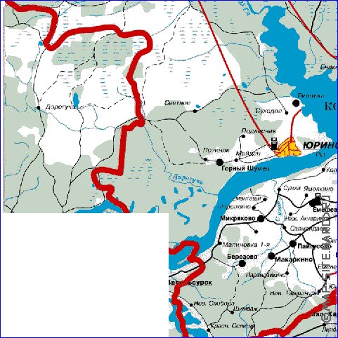 carte de Republique des Maris