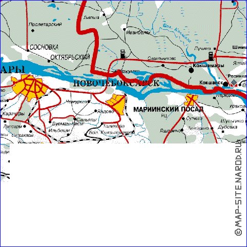 carte de Republique des Maris