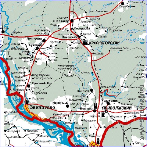 carte de Republique des Maris