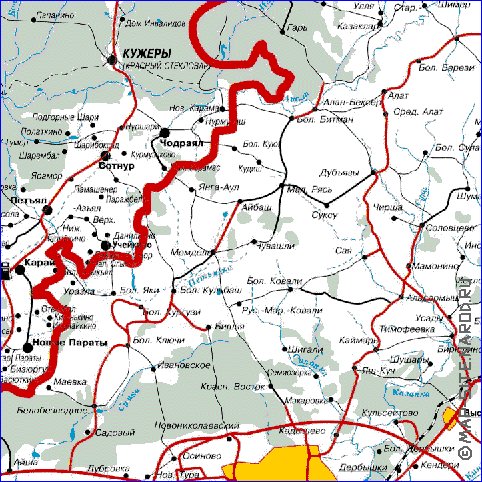 carte de Republique des Maris