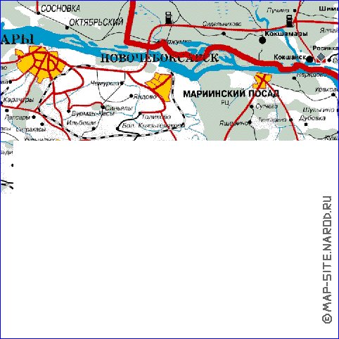 carte de Republique des Maris