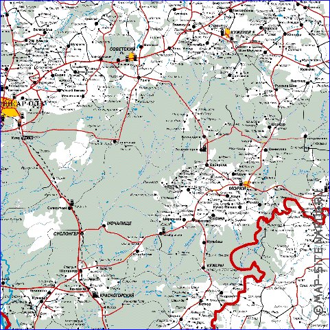 carte de Republique des Maris