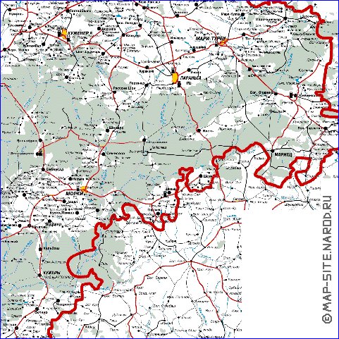 carte de Republique des Maris