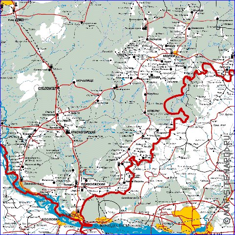 carte de Republique des Maris