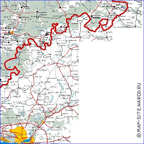 carte de Republique des Maris