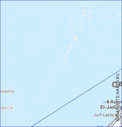 mapa de de estradas Marrocos em frances