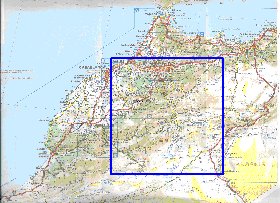 mapa de de estradas Marrocos em frances