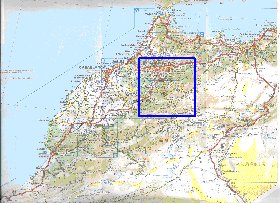 mapa de de estradas Marrocos em frances