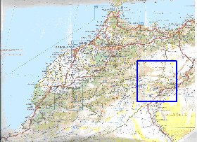 mapa de de estradas Marrocos em frances