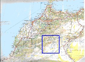 mapa de de estradas Marrocos em frances