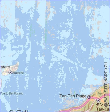 carte de des routes Maroc