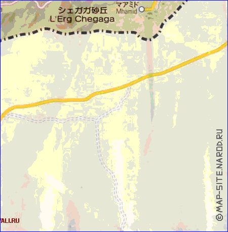 carte de des routes Maroc