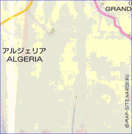 carte de des routes Maroc