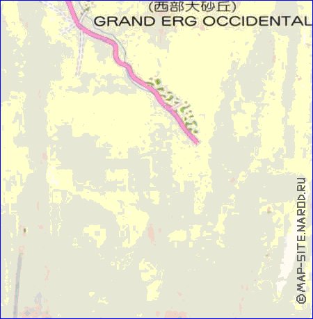 carte de des routes Maroc