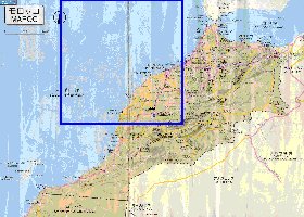 carte de des routes Maroc