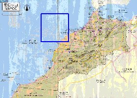 carte de des routes Maroc