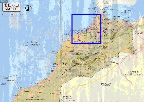 carte de des routes Maroc