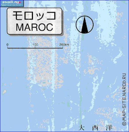 carte de des routes Maroc