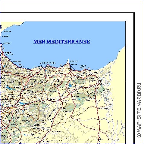 carte de Maroc