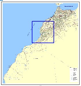 carte de Maroc