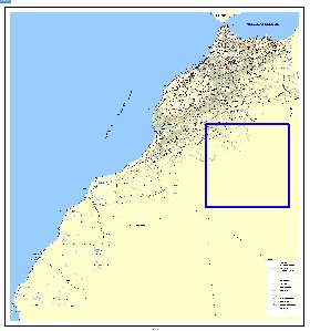 carte de Maroc