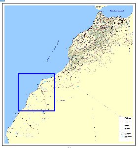 carte de Maroc