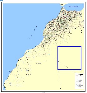 carte de Maroc