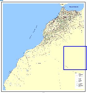 carte de Maroc