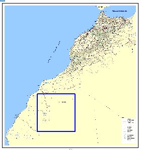 carte de Maroc