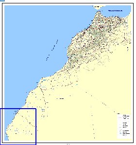 carte de Maroc