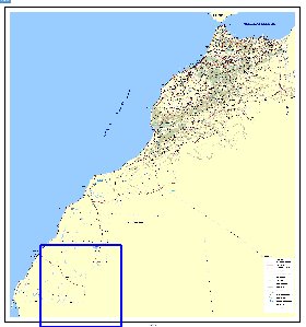 carte de Maroc