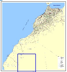 carte de Maroc