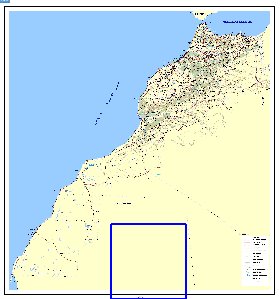 carte de Maroc