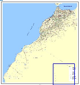 carte de Maroc