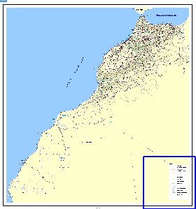 carte de Maroc