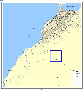 carte de Maroc