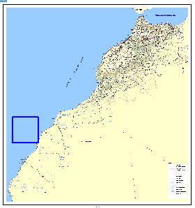 carte de Maroc