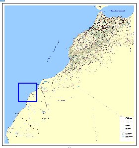 carte de Maroc