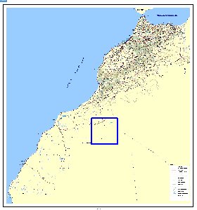 carte de Maroc