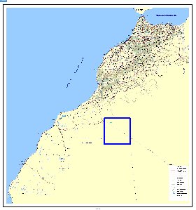 carte de Maroc