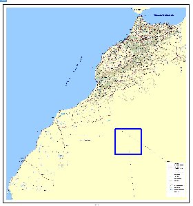 carte de Maroc