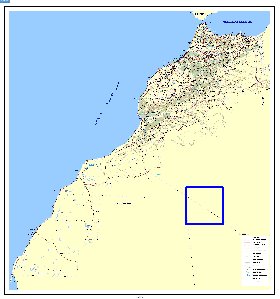 carte de Maroc