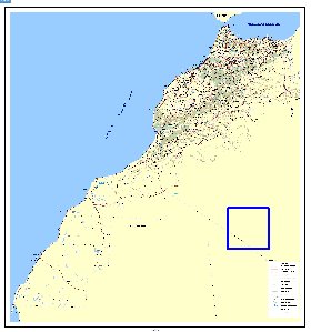 carte de Maroc