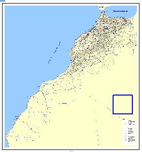 carte de Maroc