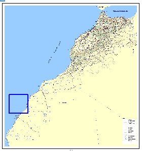 carte de Maroc