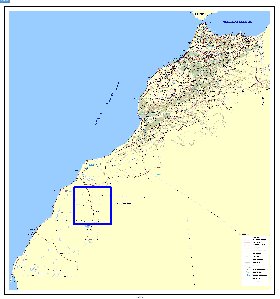 carte de Maroc