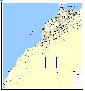 carte de Maroc