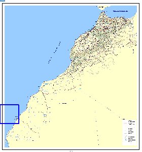 carte de Maroc