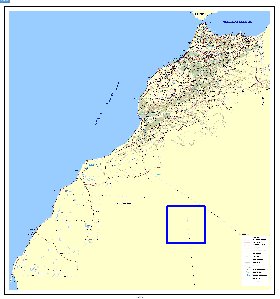 carte de Maroc